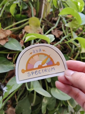 Its a spectrum sticker
